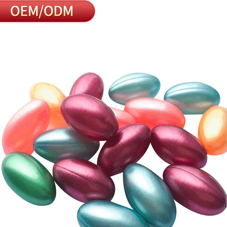 Hair Care Soft Capsule Essence Transparent Blue Bright Hair Conditioner Capsule