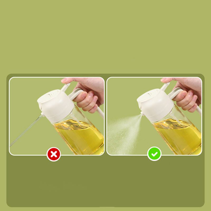 Hot Selling Portable Glass Spray Bottle Kitchen Dual Purpose Fogging Spray Bottle