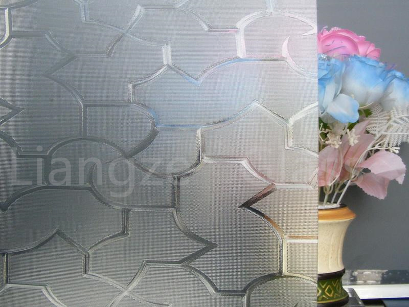 4/5mm Clear or Tinted Patterned Glass /Rolled Glass/Figured Nile Glass for Decoration