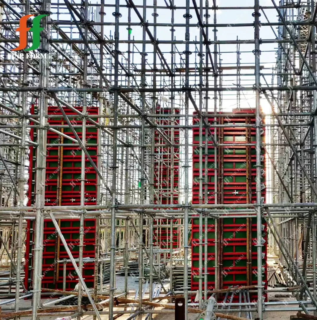 Fineform Factory Building Construction Concrete Forms Adjustable Column Pillar Shuttering Steel Formwork