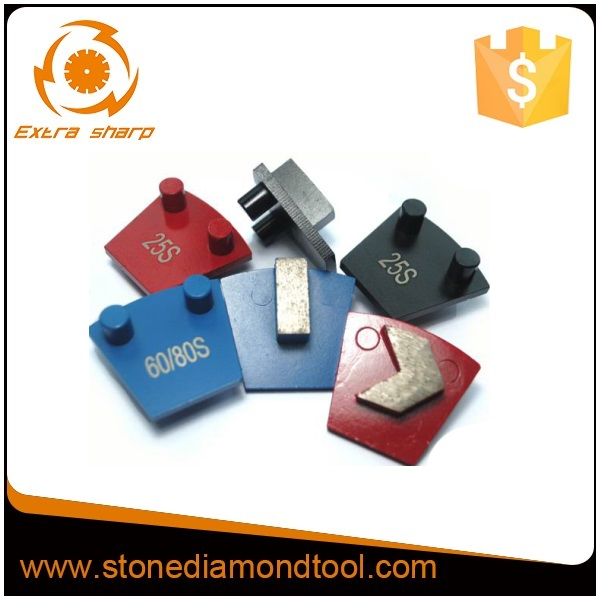 Алмазный сегмент T для шлифовки бетона Werkmaster Metal Bond