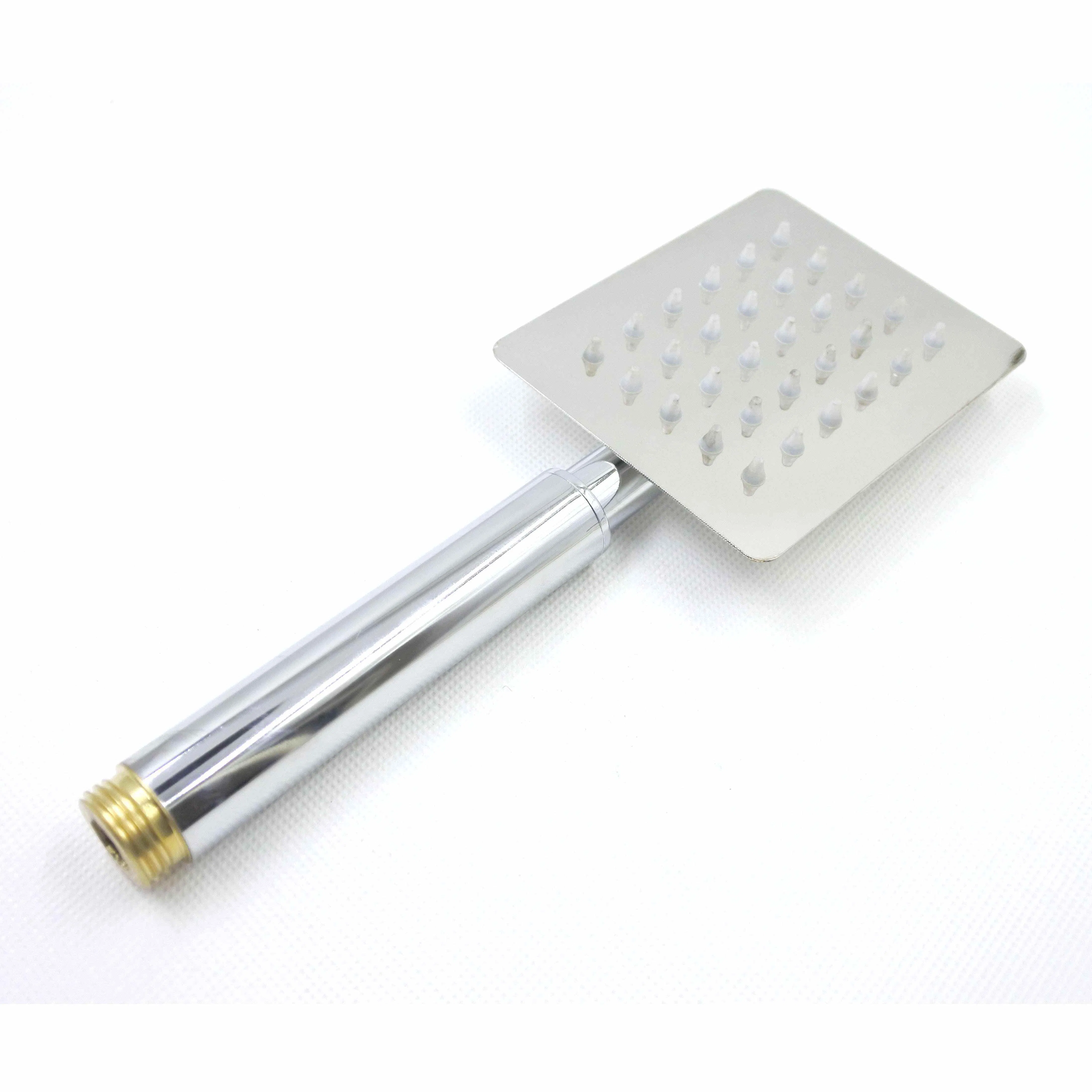 Square Handheld Shower Head 201 Stainless Steel Bath Shower Head