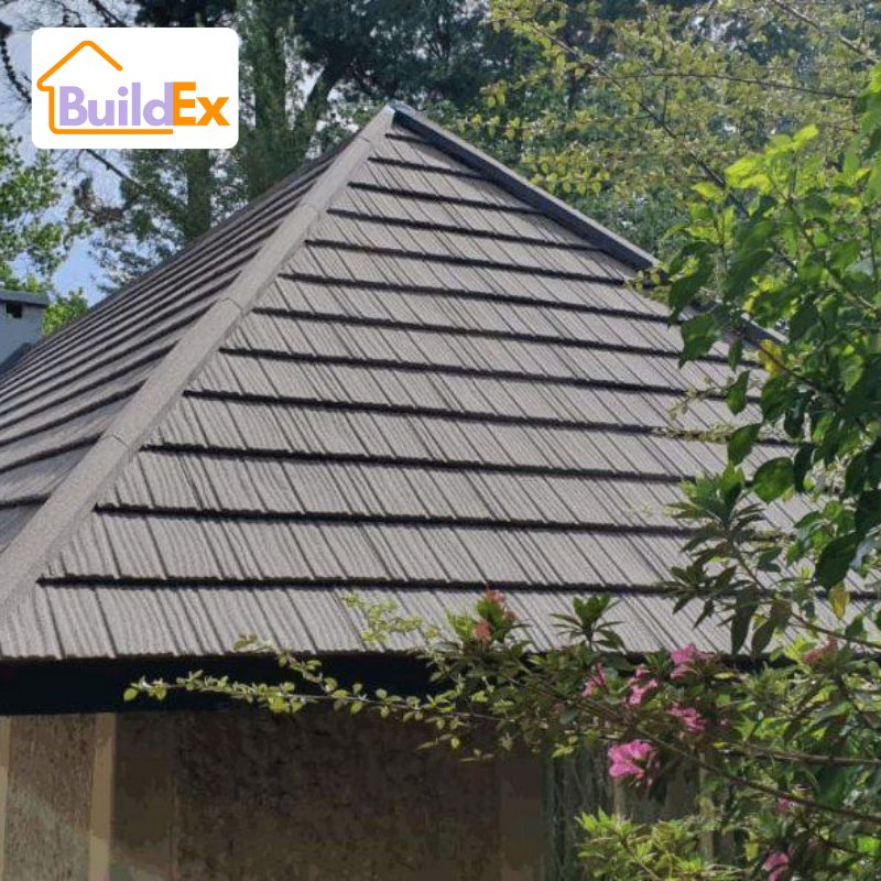 Hangzhou High Quality New Design Stone Coated Metal Roof Tile Office Building Material