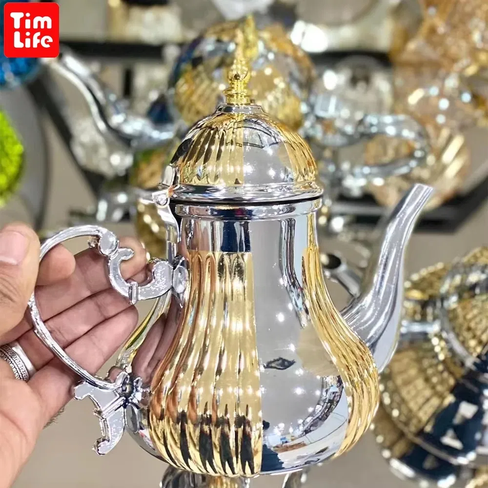 Чайник из нержавеющей стали с арабским дизайном