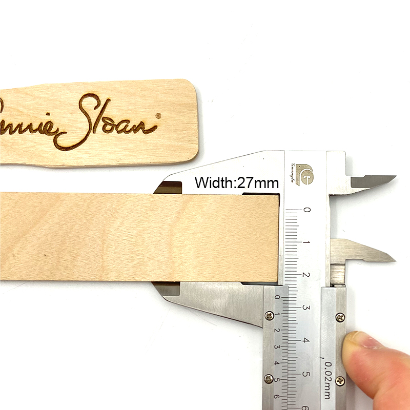 2cm Thickness Length Can Be Customized Basswood Paint Mixing Sticks
