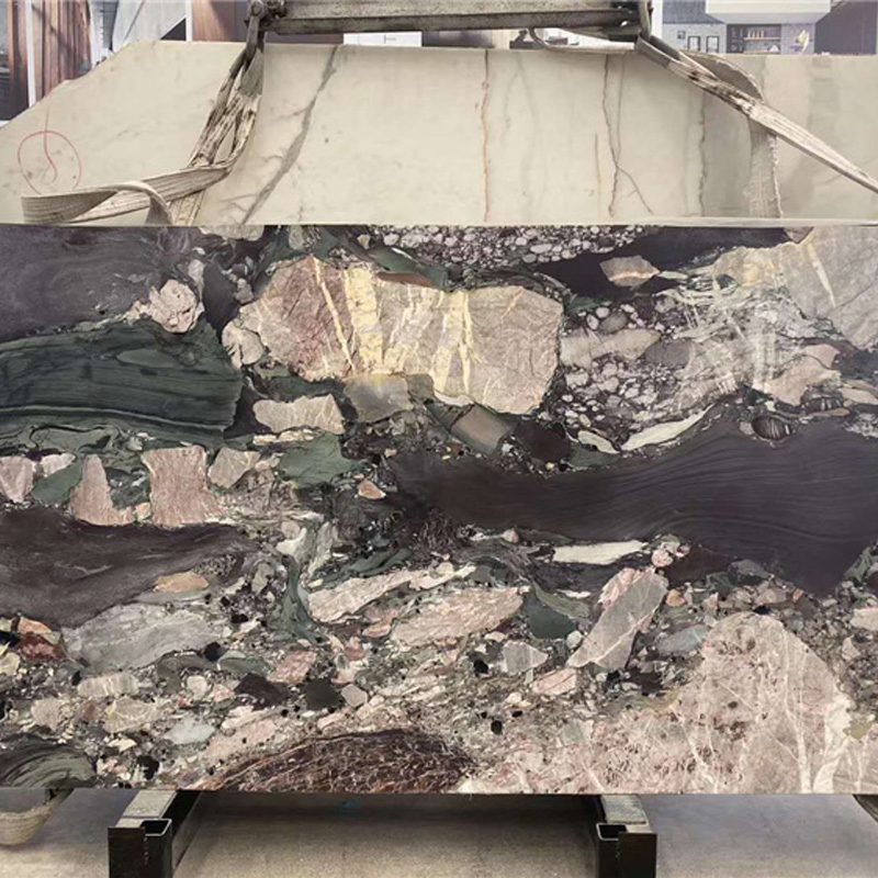 Marble Stone Sintered Stone Green Jade Marble Dining Table Countertop