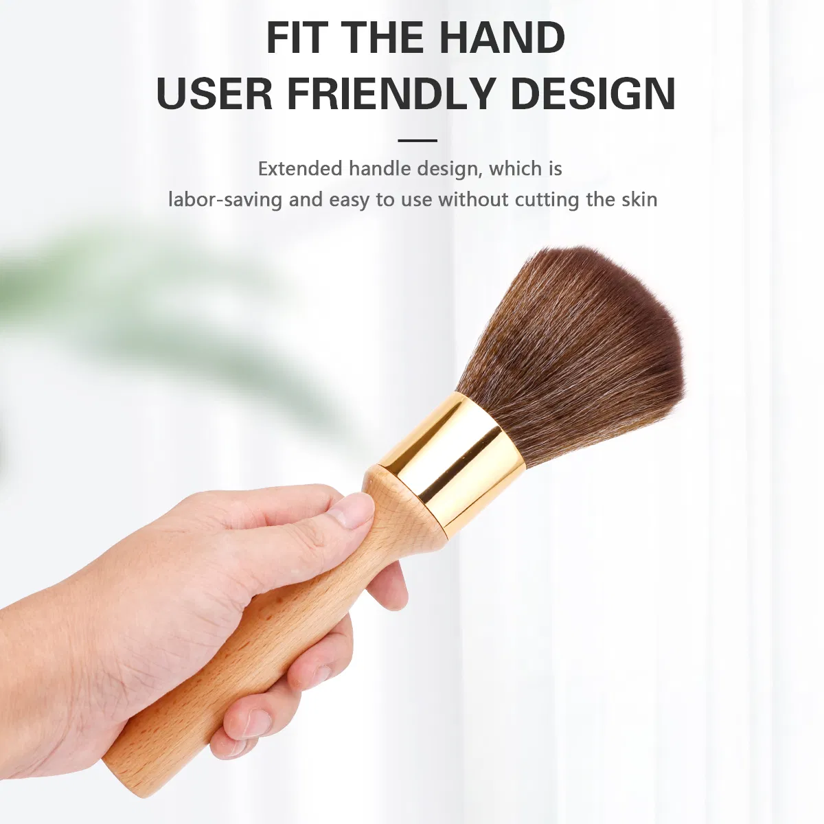 White/Black Hairbrush Beauty Tool Luxury Makeup Barber Brush Customization Logo