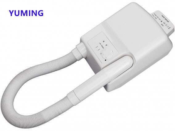 Wall Mounted Bathroom Use Hair & Skin Dryer with Shaver Socket