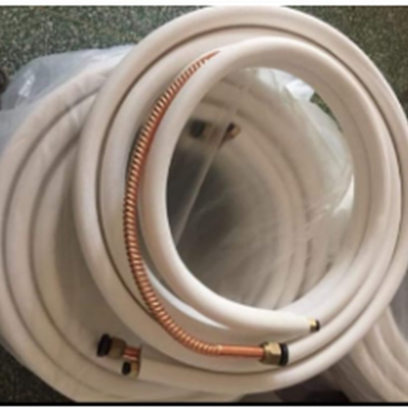 3m 5m 7m Insulated Air Conditioner Copper Tube with Corrugation