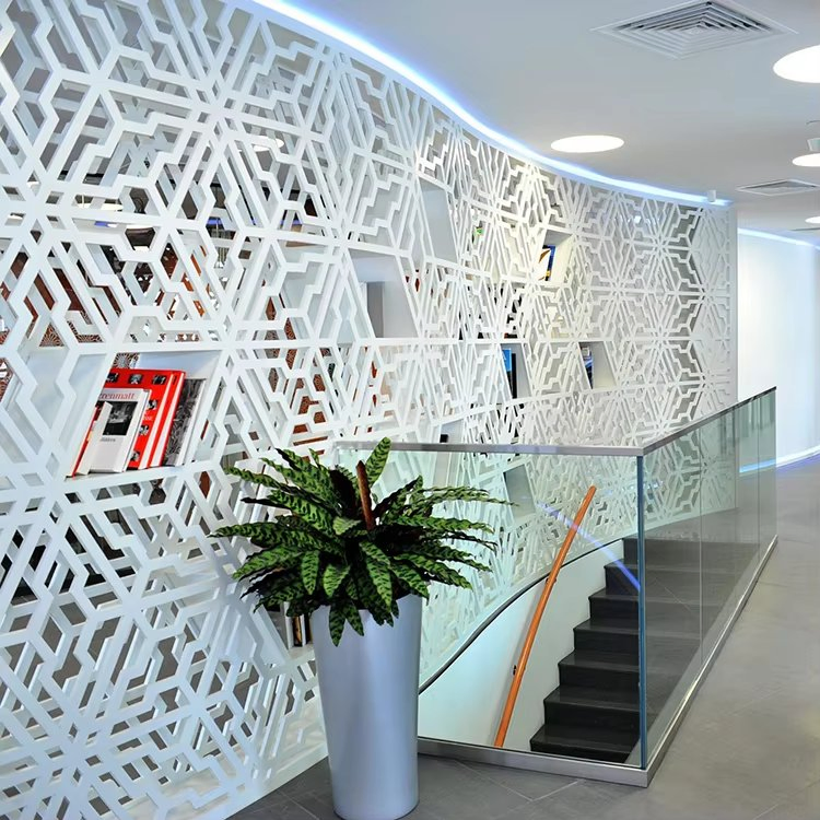 Modern Stainless Steel Room Divider Metal Room Screen for Restaurant Partition