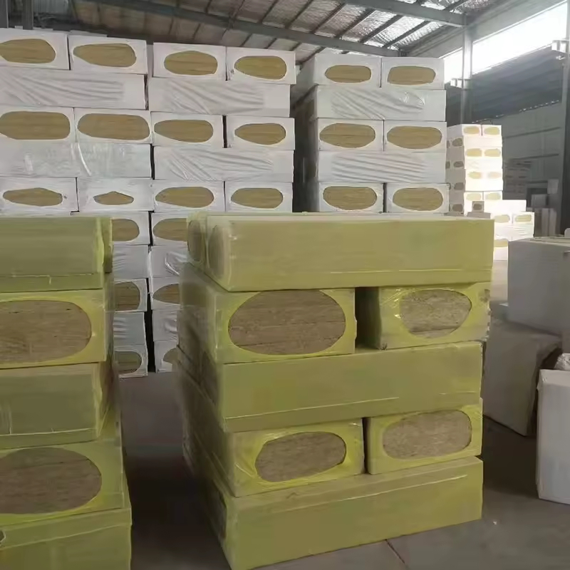 Guangdong Fire Protection Wholesale Eco-Friendly Building Exterior Fireproof Waterproof Soundproof Flame Retardant Rock Wool Board with R3.0 Insulation
