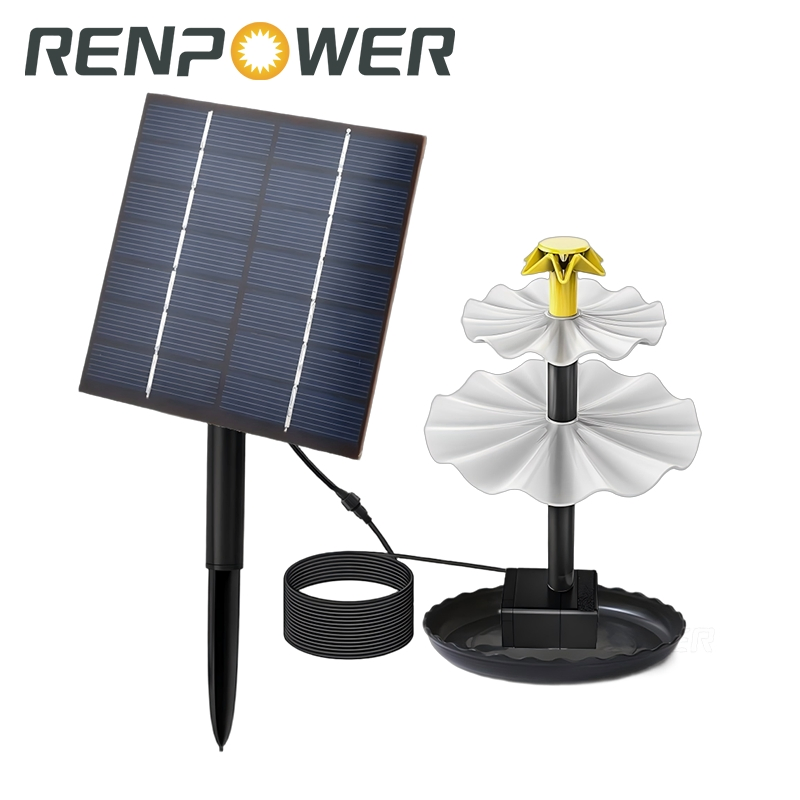 Attractive 2W Solar Powered Fountain for Enhancing Outdoor Environments