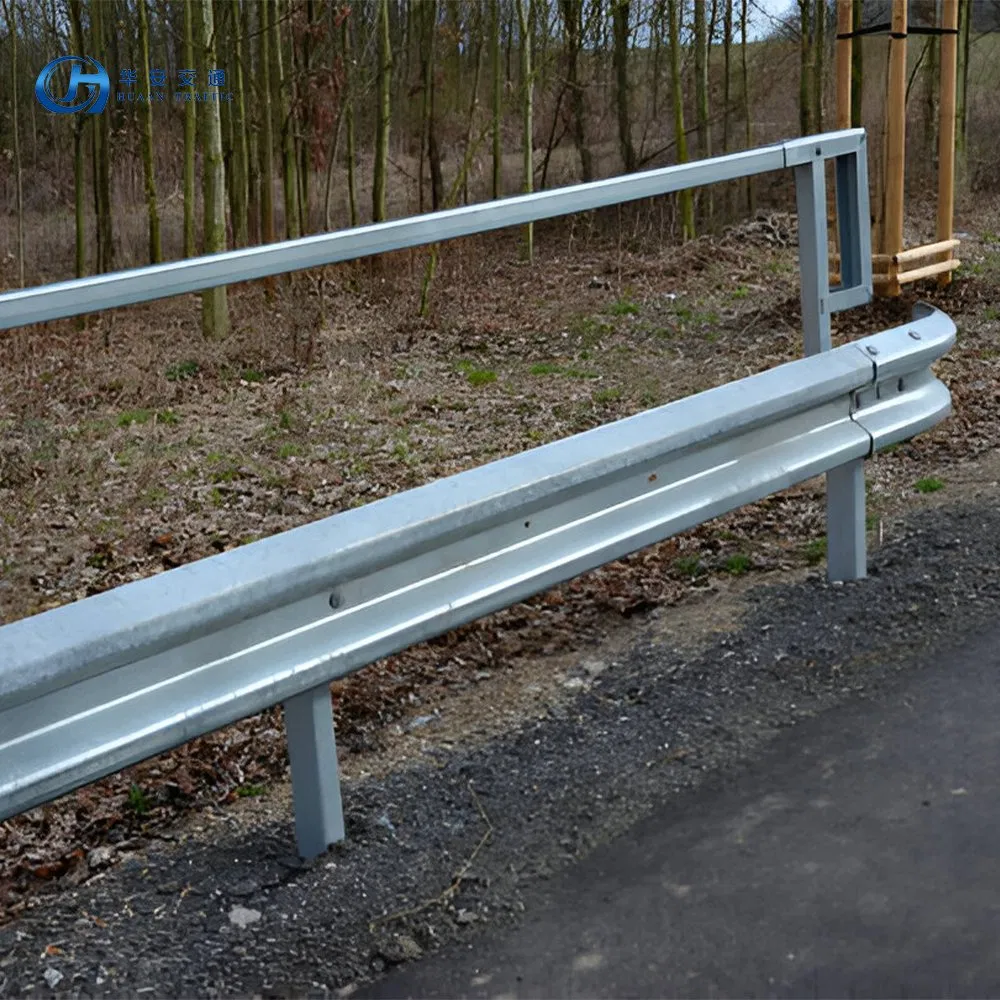 High Speed Road Safety Barrier W Beam Guardrail Traffic Safety Barrier High Strength Galvanized Barrier