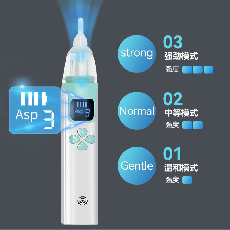 Smart Nasal Aspirator with Dual-Function for Effortless Breathing