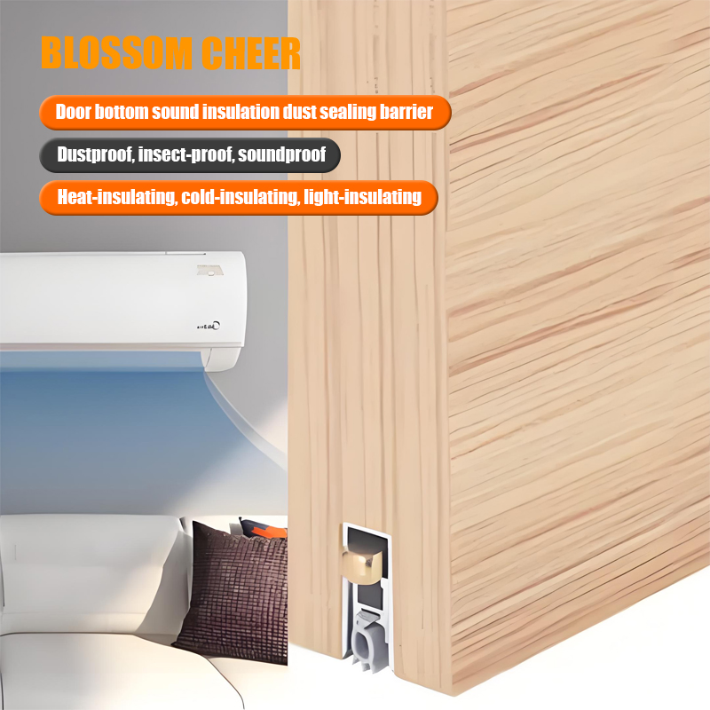 Custom Size Light Blocking Aluminum Door Bottom Seal Strip