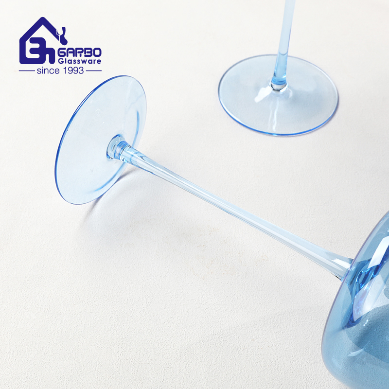 Handmade Customized Spraying Colored Pink Blue Red Wine Decanter Set Wedding Party Gift Online Shop for Hotel Use