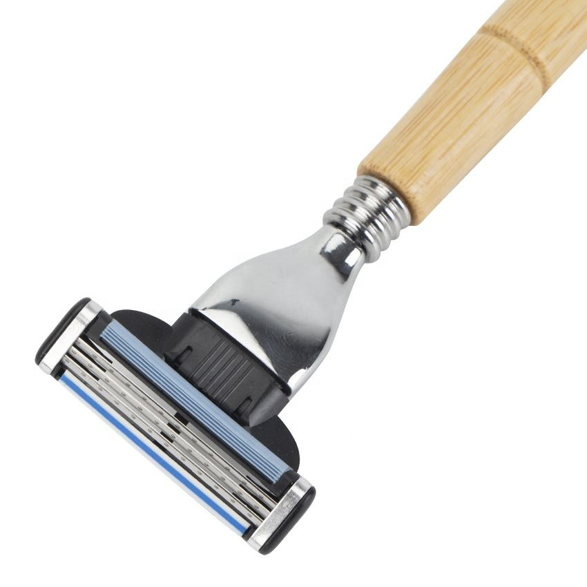 Reusable, Eco-Friendly, Biodegradable Bamboo Men's Razor