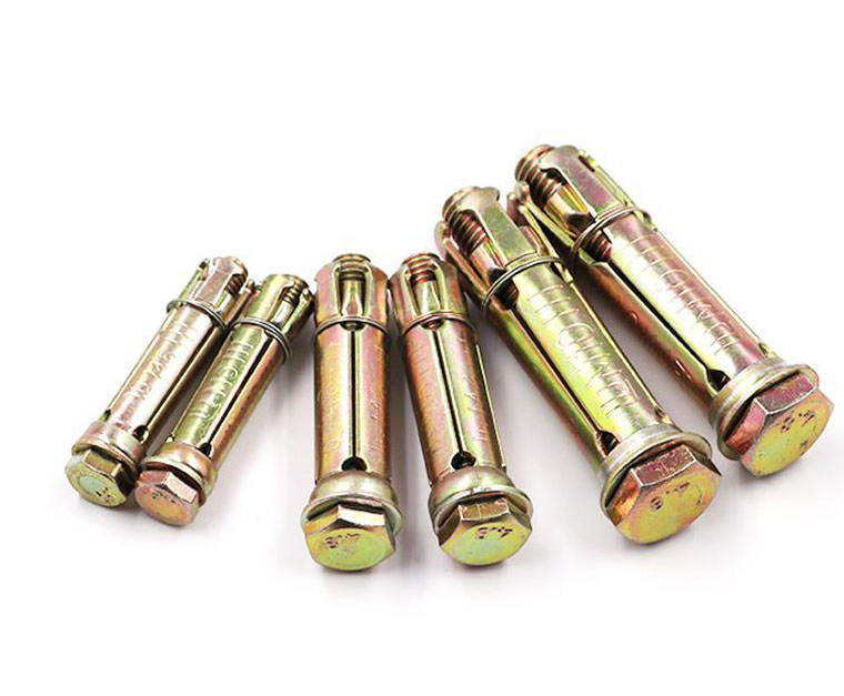 Heavy-Duty Carbon Stainless Steel Expansion Bolt Set, 4PCS