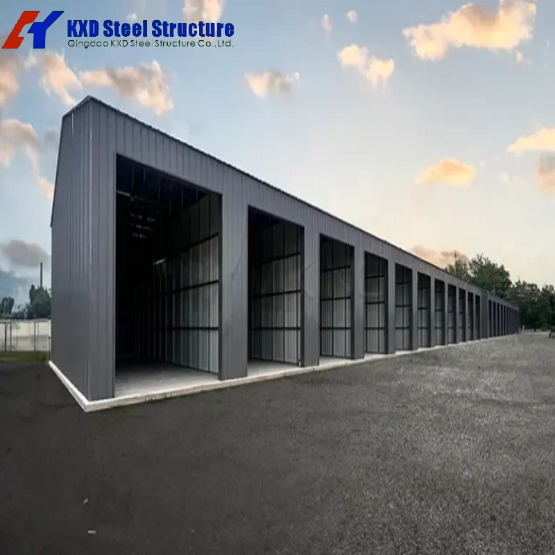 Prefabricated Structural Steel Construction Metal Shed