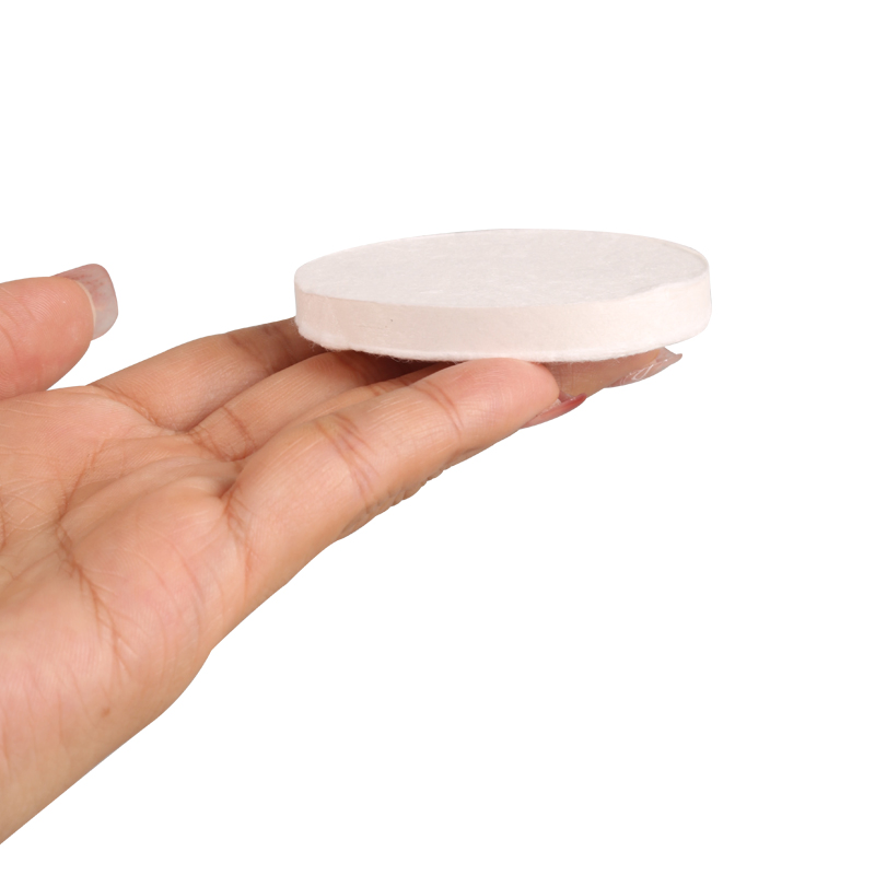 Lightweight Travel Oval Compressed Bath Towel - White Color Samples Available