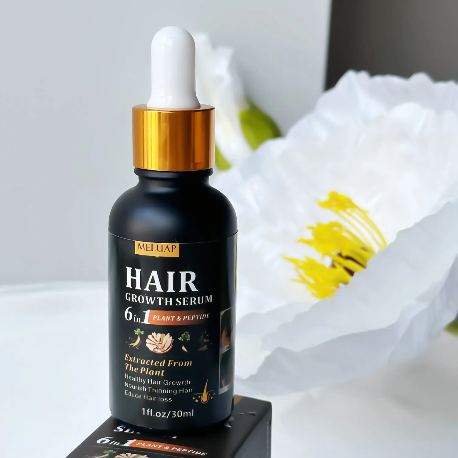 Organic Herbal Hair Growth Essence Serum Dry Hair Care Nourishing Essential Oil for Hair Treatment