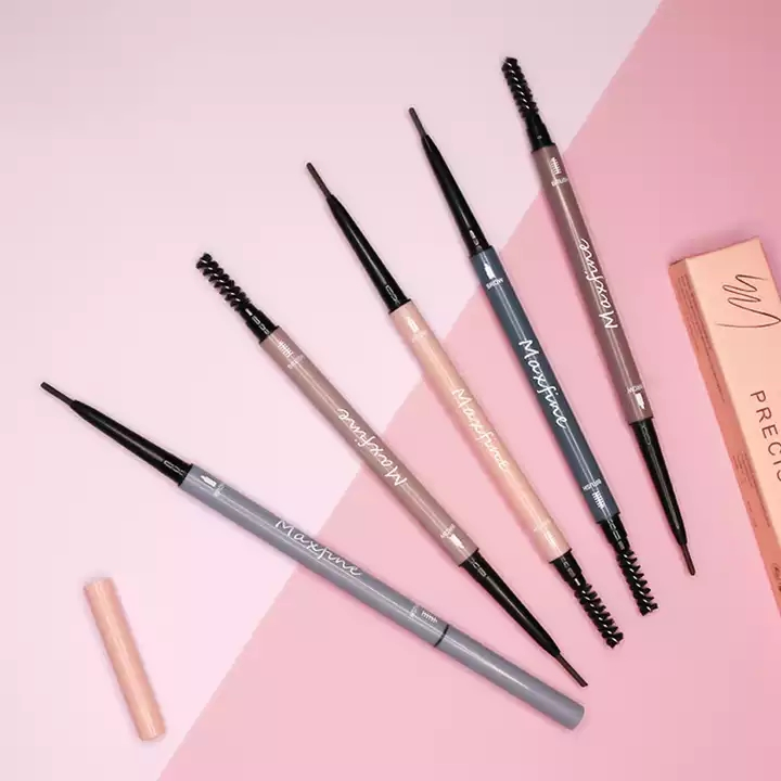 Wholesale Custom Logo 1.5mm Ultra Fine Eyebrow Pencil Automatic Eye Brow Pen