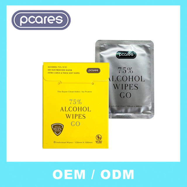 75% Alcohol Wipes Go