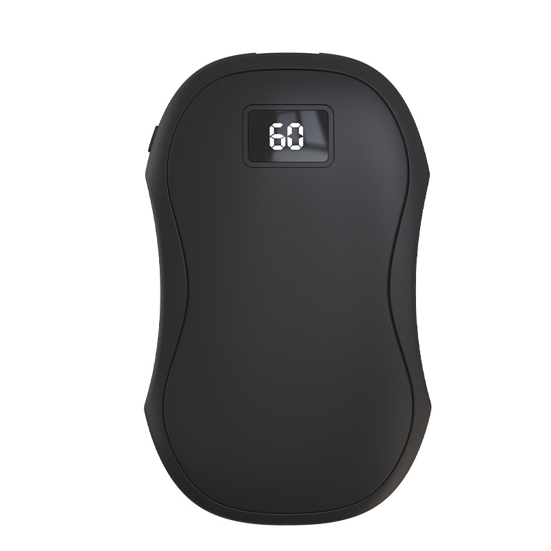 Cross-Border New USB Mini Rechargeable Three-Speed Digital Display Hand and Foot Warmer