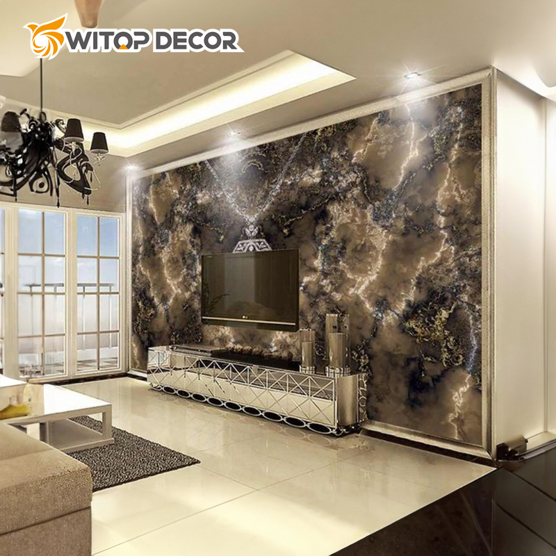 Factory Price Luxury UV Marble Sheet PVC Wall Panel for Indoor Kitchen