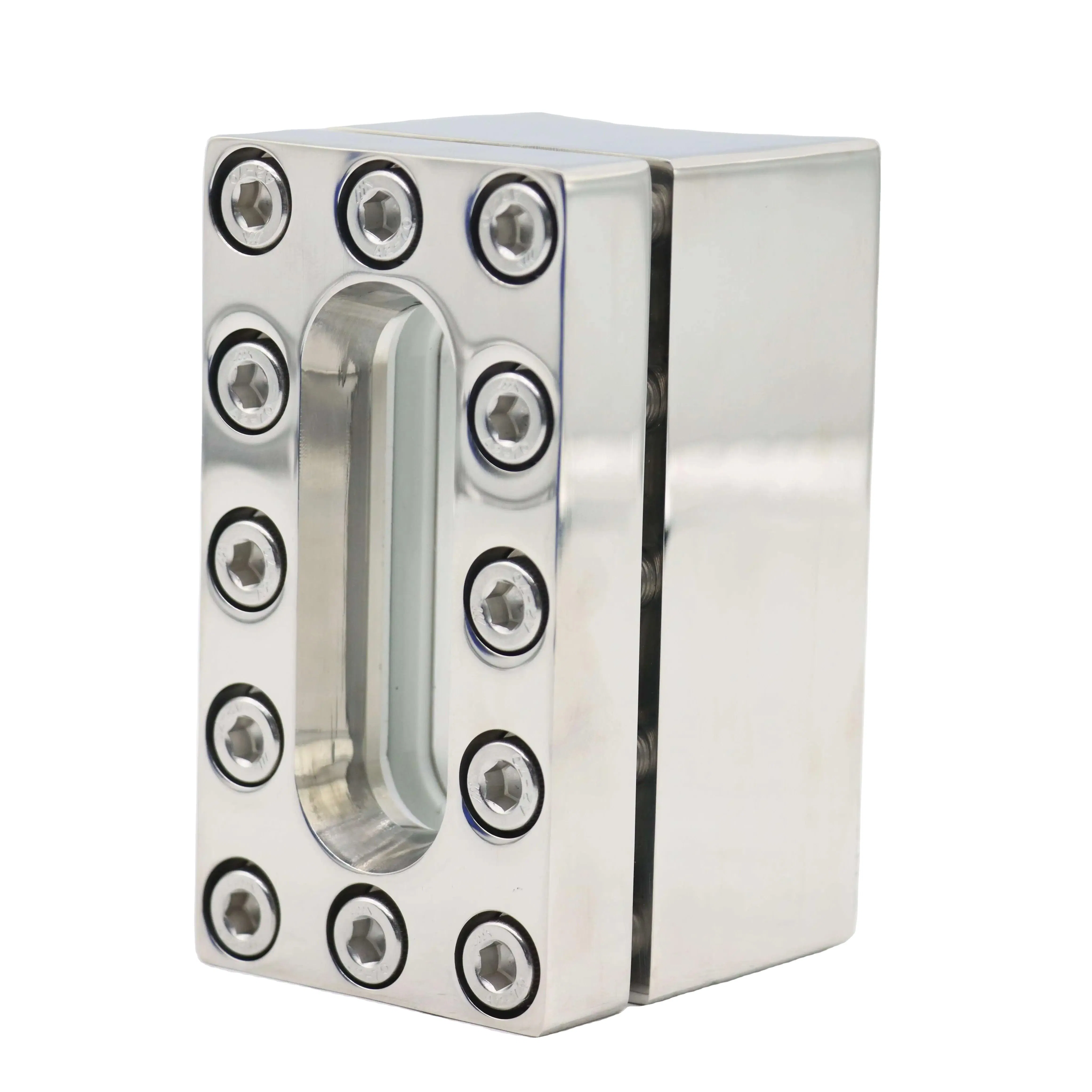 Sanitary Stainless Steel 304 316L Level Indicator Rectangular Flange Sight Glass for Tank