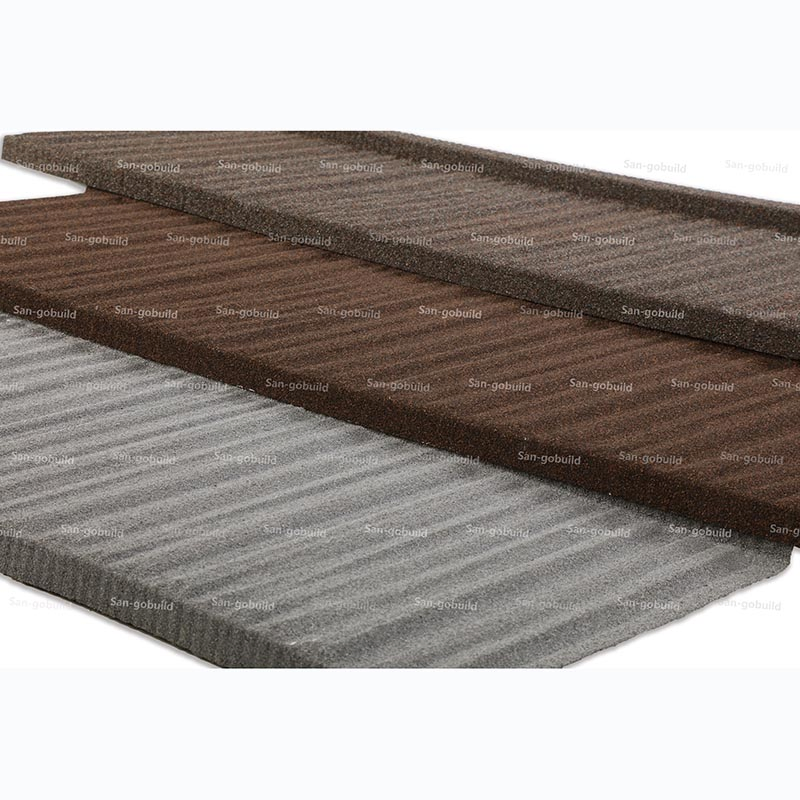 Sangobuild Roofing Tile Stone Coated Metal Aluminum -Zinc Roof Tile