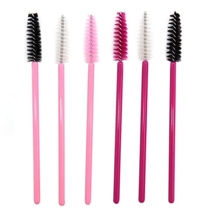 Wholesale Eyelash Brush Eyebrow Mascara Brush Eyelash Beauty Eyelash Makeup OPP Bag 50PCS Nylon