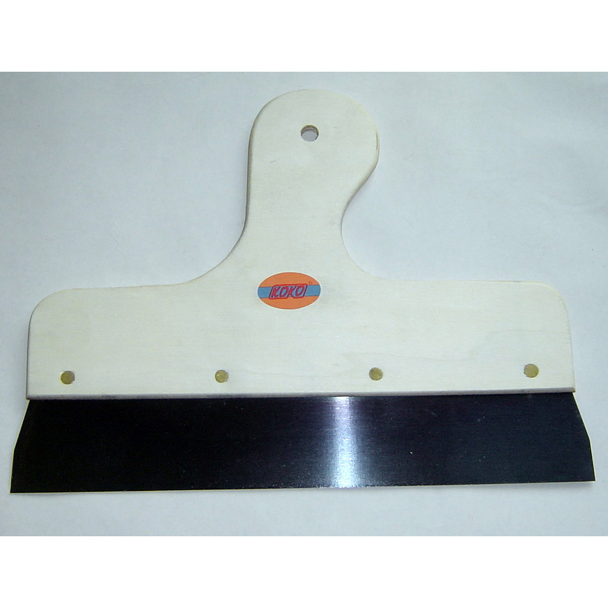 Polywood Handle Carbon Steel Scraper Wide Filling Knife (163479)