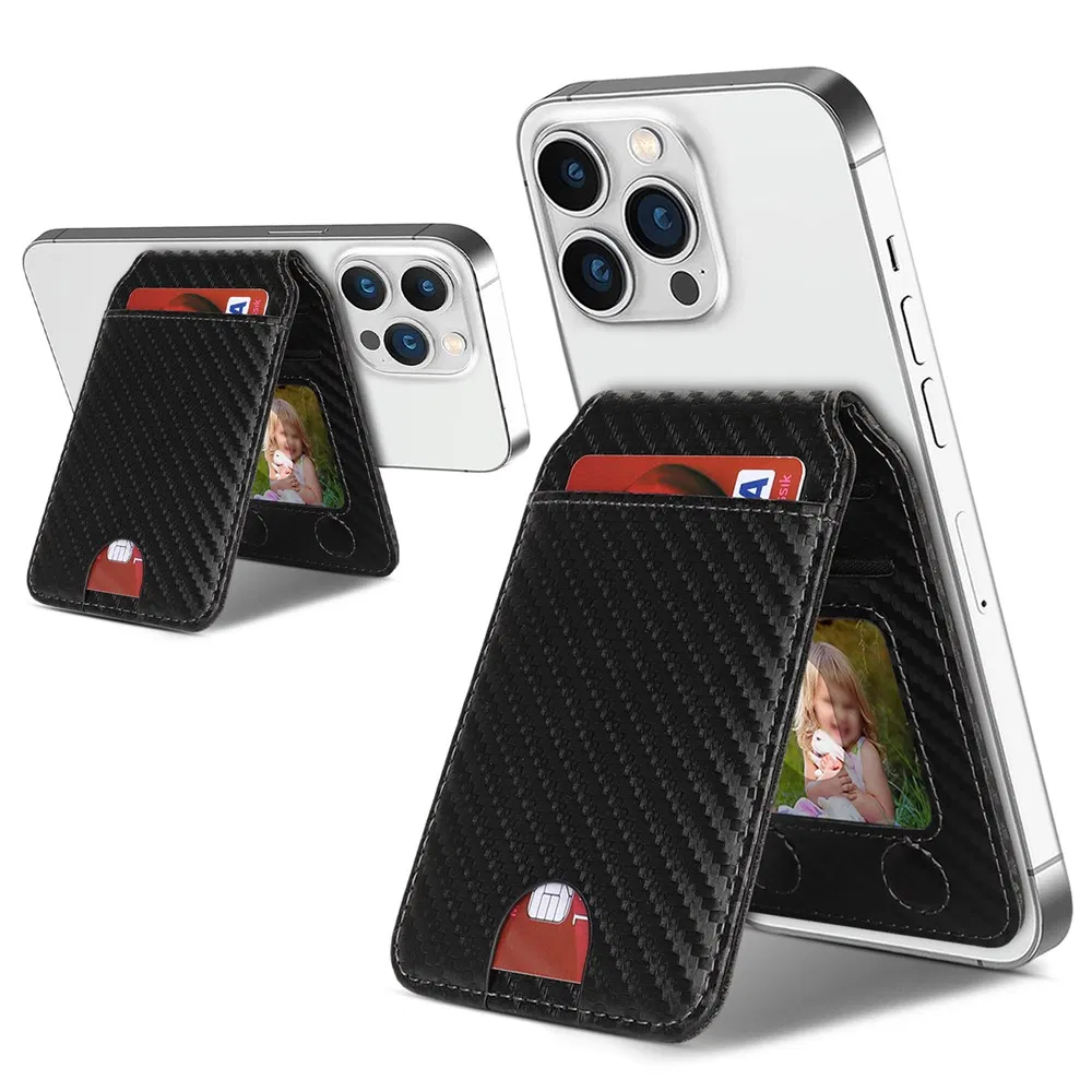 Магнитный чехол-кошелек с 5 слотами и подставкой