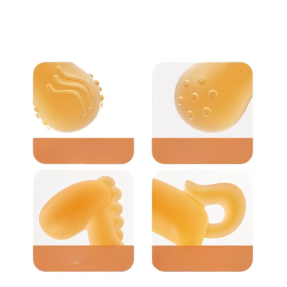 Best Selling Baby Teether Silicone Toy Cute Chewing Relief Safe Bite Soother
