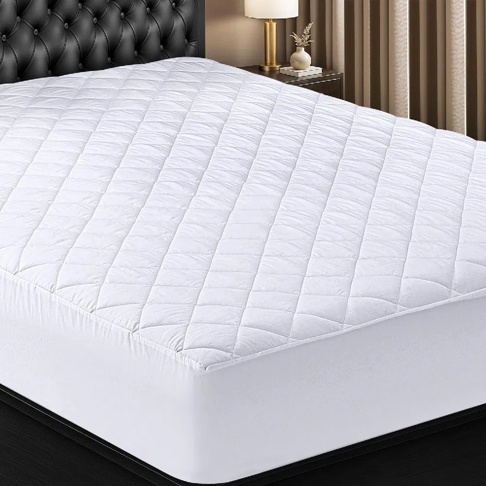 Wholesale High Quality Fitted Deep Pocket Mattress Protector Pad Washable Mattress Cover