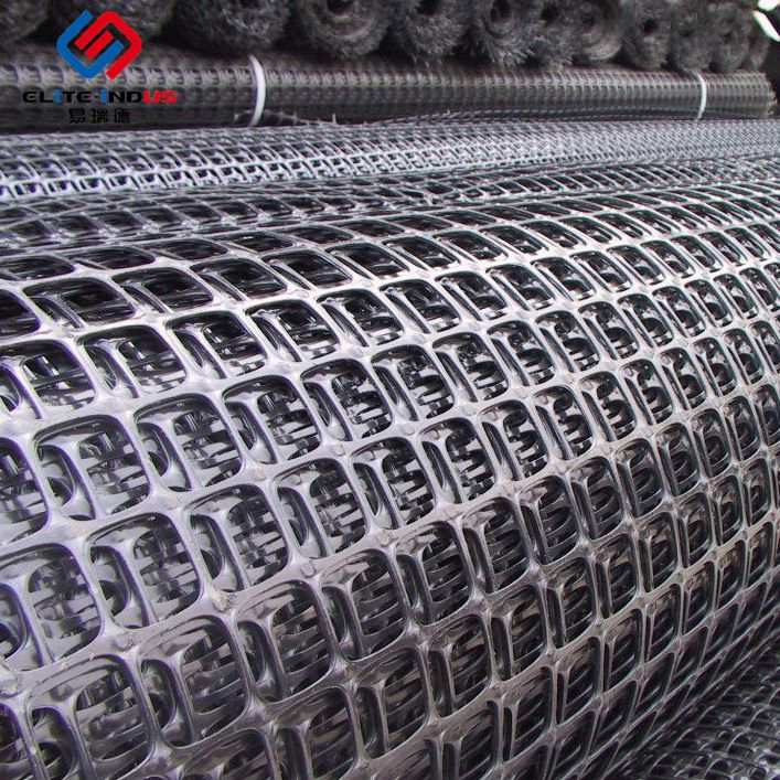 ASTM D 6637 PP Extruded Geogrid Ground Reinforcement Grid Polypropylene Geogrid for Driveway