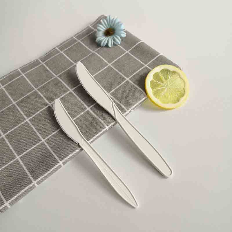 Eco Friendly Biodegradable Disposable Cornstarch PLA Cutlery for Restaurant