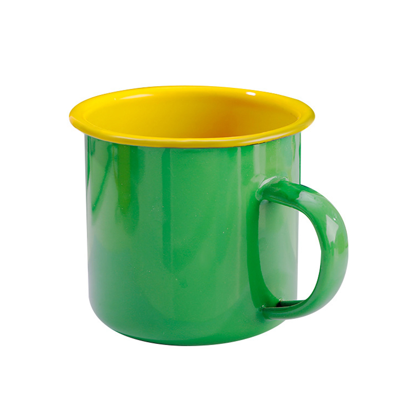 Эмалированная кружка с логотипом на заказ, 400 мл