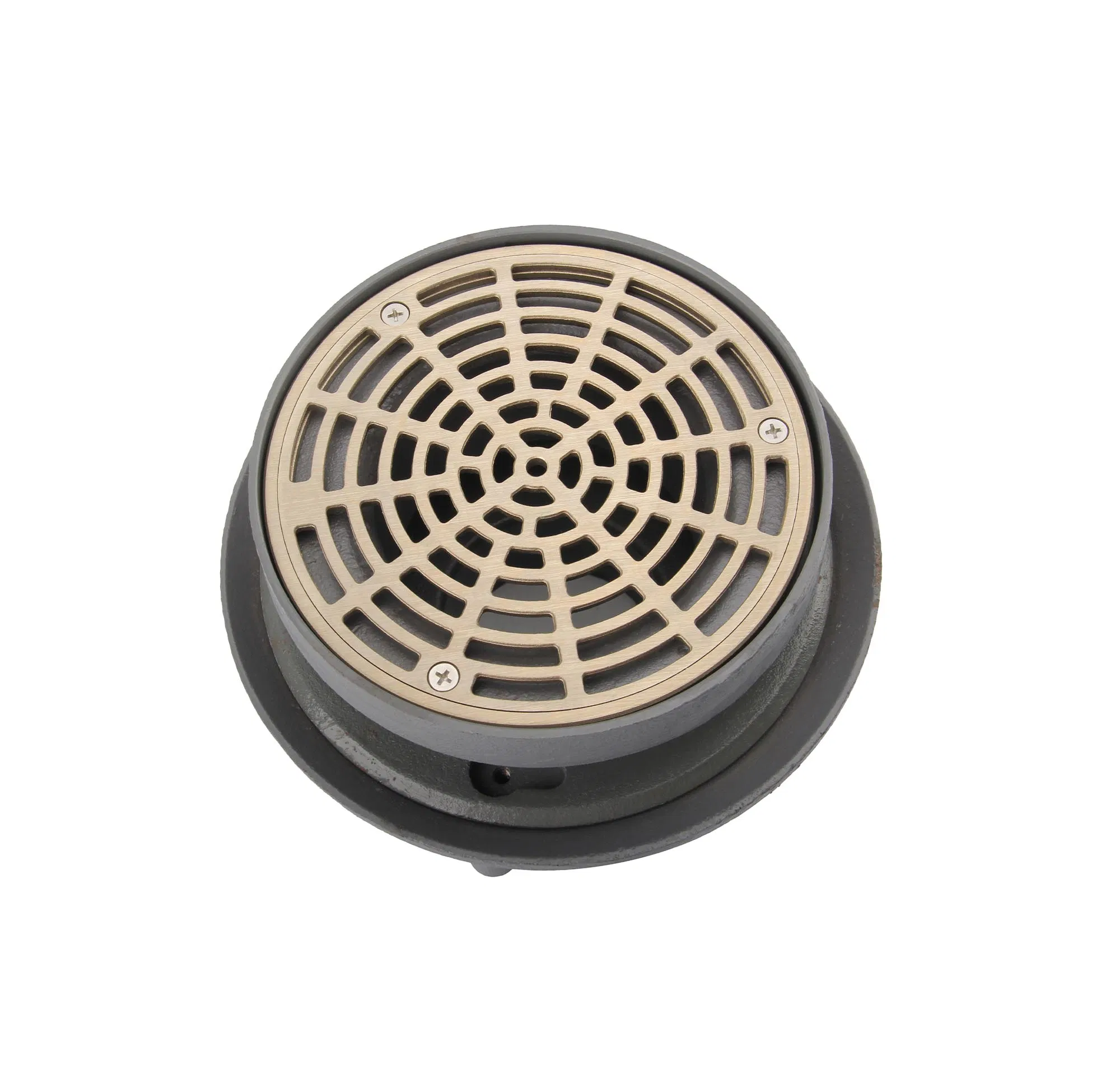 Nickel Bronze 4-1/2, 5-1/2, and 6-1/2" Shower Floor Drain