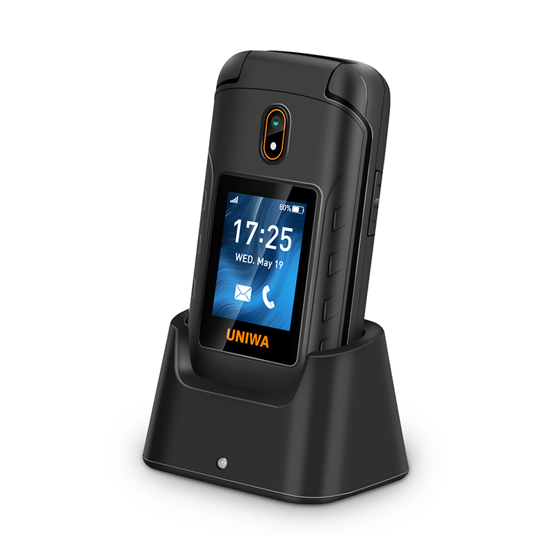 Кнопочный телефон UNIWA V909T с двумя экранами, 4G