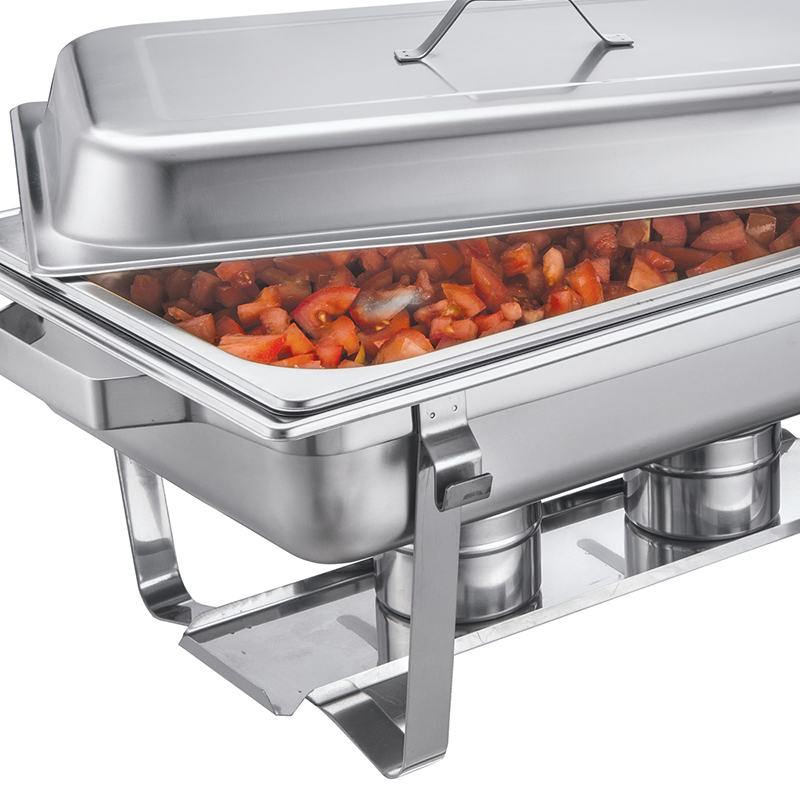 Hotel Restaurant Supplies Chaffing Dish Buffet Catering Stainless Steel Food Warmer Set Economic Chafing Dish with Fix Frame