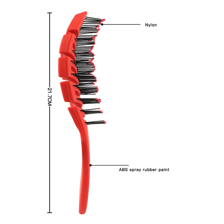 Массажная расческа с воздушной подушкой из бука