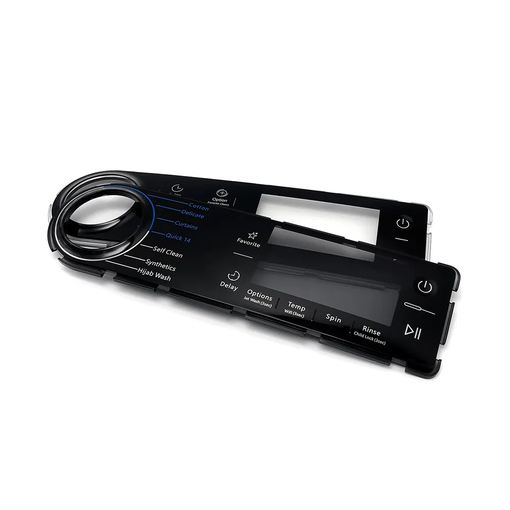 Custom Washing Machine Plastic Control Interface Panel