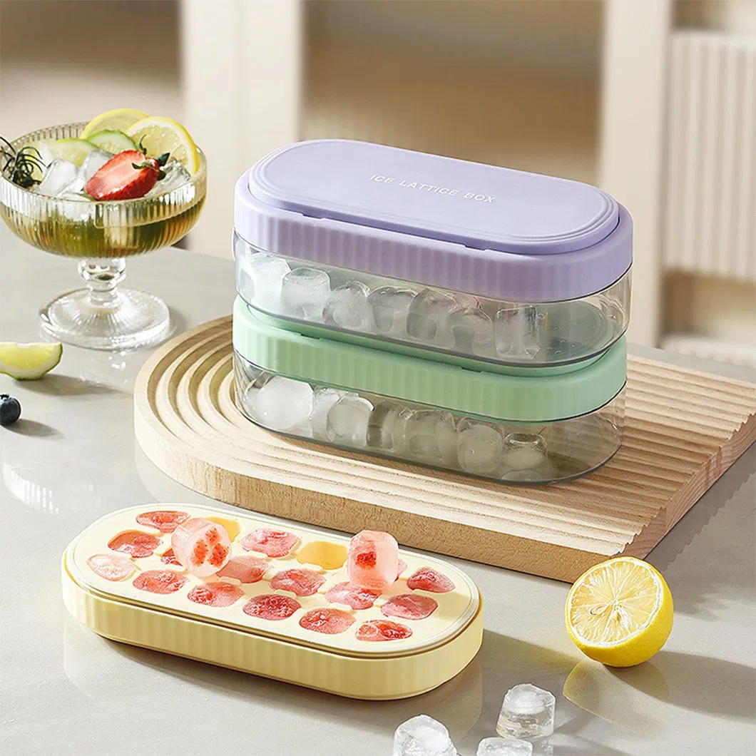 High Quality Summer Ice Cube Making Ice Maker Tray Mould Press Box Kitchen Bar Fruit Whiskey