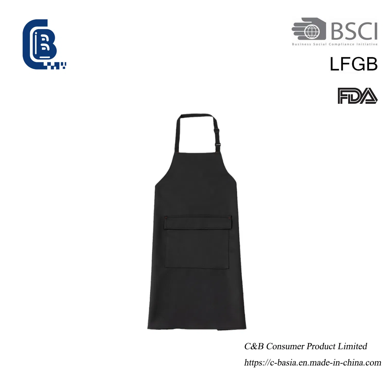 Kitchen Chef Cooking Barbecue Grill Apron, Customized Size/Color/Material