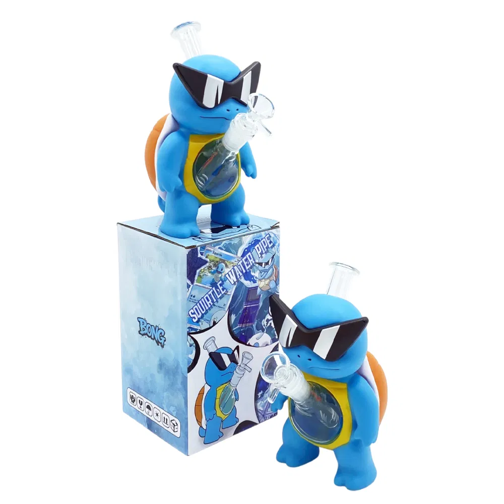 Silcone Water Pipeblastoise Glass Water Pipe for Smokeshop