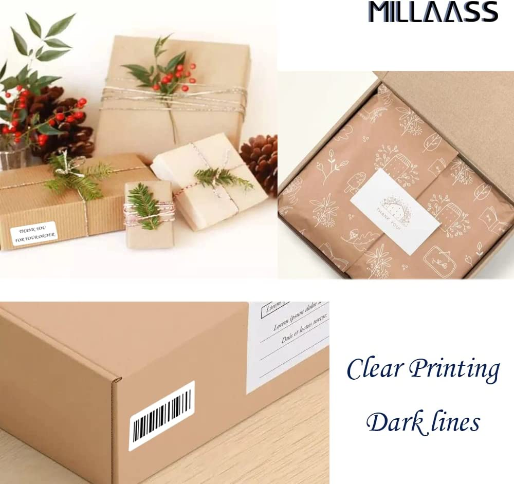 Custom 100X150mm Self-Adhesive Vinyl Thermal Labels for Packaging