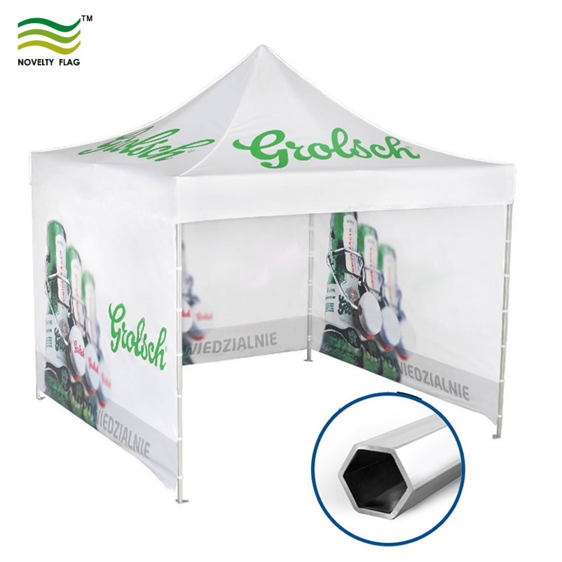 Steel Aluminum Folding Canopy Tent Pop up Glow Marquee Gazebo Roof Top Tent