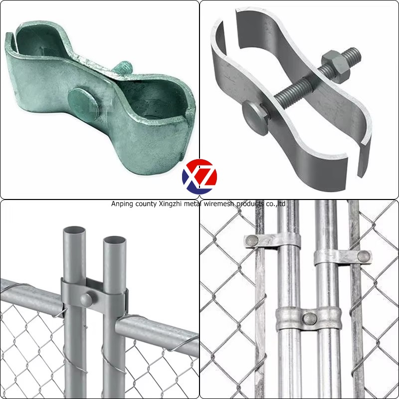 Heavy Duty Portable Temporary Construction Chain Link Fence Panel